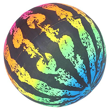 Aumotop Uppblåsbar Vattenboll Sommarfest Badboll Simbassängspel för Familjen Kul, Vattentätt PVC-material (Färgglad vattenmelon)