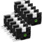 10x Aken Kompatibel Schriftband mit Brother TZe-231 Schwarz Weiß als Ersatz für Brother Tape Cassette 12mm Black on White für Beschriftungsgerät Brother P touch 1000 1005 1010 1280 H105 D400