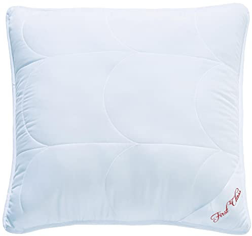 CelinaTex First Class Kopfkissen 40 x 40 cm Mikrofaser Kissen Hohlfaser Nackenkissen atmungsaktiv Kochfest