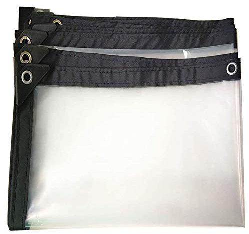 QIAOH Bâche Imperméable Exterieur 2x3m, Bâche pour Pergola Et Tonnelle Transparente PE Bâche Transparente Plastique TarPE Camping pour Le Jardin, Terrasse, Serre,Voiture, Barbecue