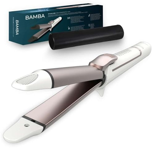 Cecotec Piastra per capelli RitualCare 1000 HidraProtect 2in1, Piastra per capelli 2 in 1 con ferro e ferro, rivestimento in tormalina, tecnologia Pro Ionizer