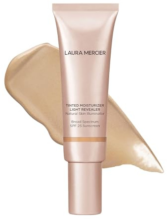 Laura Mercier Tinted Moisturizer Light Revealer Natural Skin Illuminator with SPF 25: All Day Hydration, Ultra-Sheer Coverage, Luminous & Radiant Finish, Skin Tint, Nude