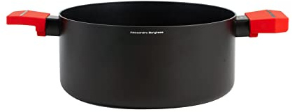 H&H Alessandro Borghese Hot Spot Casseruola 2 Manici in Alluminio Antiaderente, 20cm