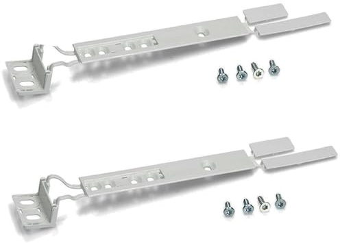 2X Universal Integrated Fridge & Freezer Door Mounting Bracket Fixing Slide Kit (Pack Of 2)
