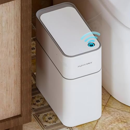 Papelera cubo de basura 15L con sensor de movimiento inteligente sin contacto - incluye 20 bolsas de basura