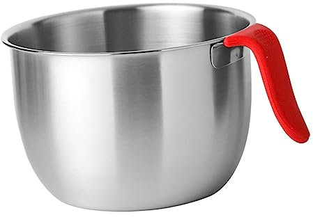 ABOOFAN 1pezzi Ciotola Acciaio Inossidabile Con Per Per Uova Insalate e Pasta Resistente e Stabile Per Cucina e Picnic