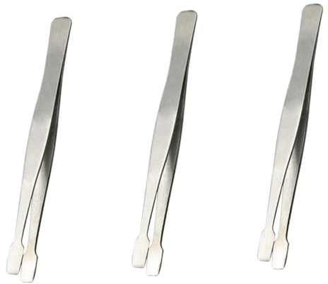 Hemobllo 12stücke Teiliges Wimpern Pinzetten Ergonomische Edelstahl Stempel Zangen Für Falsche Wimpern Augenbrauenhilfe Präzise Anwendung Für Make-up Und Schönheitspflege