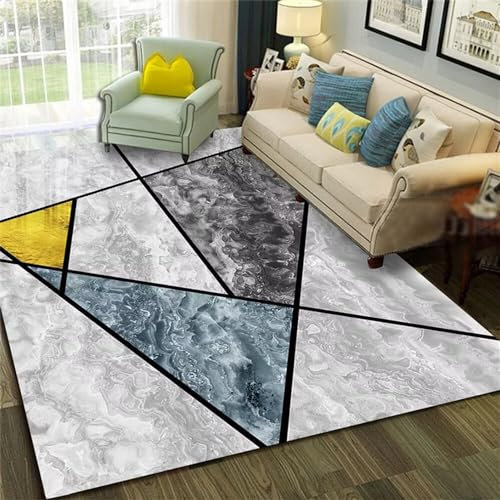 RUGMRZ Babyzimmer Teppich Mädchen Abstrakt, modisch und minimalistisch wohnzimmerdeko teppich 33 Grau moderne dekoration teppich Kinderteppich Wald babyzimmer teppich mädchen Gleitschutz Teppich160x23
