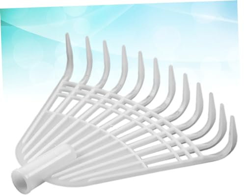 Parliky Gartenrechen Aus Kunststoff Gartenreinigungsrechen Rechenwerkzeug Gartenreinigungszubehör Ohne Griff Für Heimwerker-Gartenarbeit Dem Bauernhof