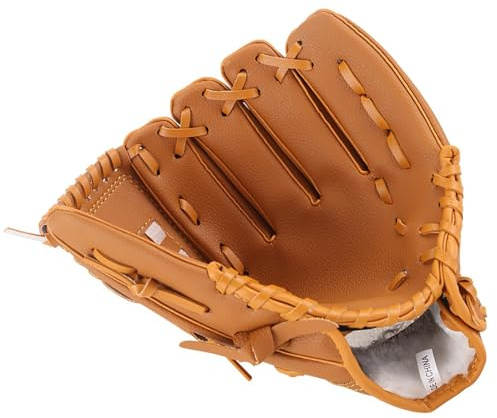 Guanto da softball – guanto da baseball resistente in pelle PU per mano sinistra | Guanti da infielder, strumenti di allenamento per baseball e lanciatore per l'inizio del baseball