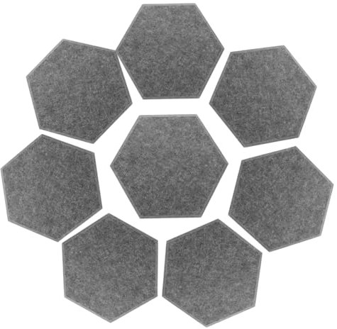 GLSTOY 8piezas Placas Insonorizantes De Fieltro Paneles Acústicos De Pared Para Estudio y Conferencias