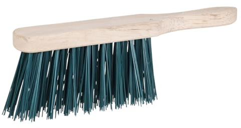 CHARLES BENTLEY Hand Brush, Outdoor, Stiff Synthetic Bristles, Practical Outdoor and Indoor Brush, Patio, Decking, Vinyl, Wood, Leaves, Gravel, Heavy Duty, 11 Inch (28x9x4cm)