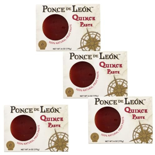Ponce de Leon Membrillo Quince Paste, 170 GR, 4 Pack