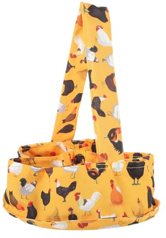 LABRIMP Egg Collection Basket Baskets for Garden Use Chicken Egg for Collecting Fresh Holder Pouches