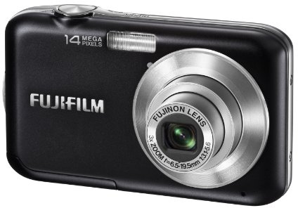 Fujifilm FinePix JV200 Digital Camera 14 Megapixel 3x Optical Zoom 2.7-Inch LCD Black (Renewed)