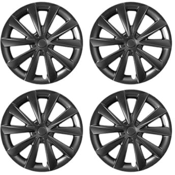 Felgenabdeckung Für Tesla Für Modell 3 2017-2023 4PCS Design 18 Zoll Stil Radkappe Radkappen Kappe Nur Radkappe Zubehör(Blade Style)