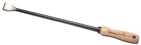 Unbekannt Unkrautstecher Spargelstecher geschmiedet - mit Tritt und 14 cm langem Eschen-T-Stiel - Krumpholz Gartengerät