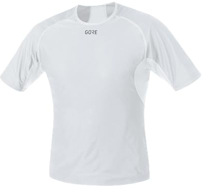 GORE WEAR Herren M Windstopper Base Layer Shirt, Light Grey/White, L EU