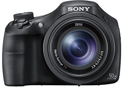 Sony DSC-HX350 Digital Compact Bridge Camera with 50x Optical Zoom - Black