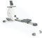 TREXO Rudergerät mit magnetischem Widerstandssystem 1-16 gewichtete Schwungscheibe 3,5 kg Display Stabile Konstruktion Ergometer Rudertrainer Weiß RM100