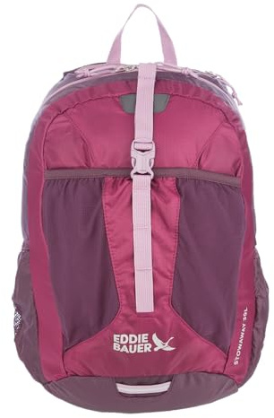 Eddie Bauer Verstaubarer Rucksack aus Ripstop-Polyester, Dunkelrosa (Port), 30 l