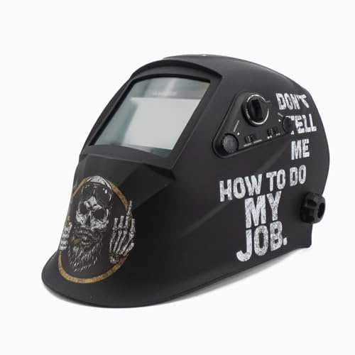 Solter HELLMET R-10 JOB Pantalla de Soldadura Automática, Tecnología True Color, DIN Ajustable 5-8/9-13, Área de Visión 100x60mm, 4 Sensores, Pila Solar Reemplazable, Certificación CE 1/1/1/1