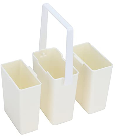 Tissting Paint Brush Washer Pot, 3 in 1 Artist Paint Brush Washer Cleaner Pot with Handle, Detachable Paint Water Dispenser Watercolor Art Paint Storage Organizers for Drawing Painting