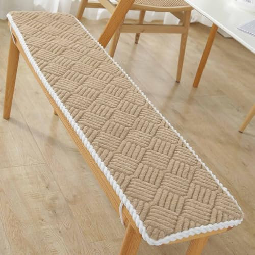 YSZBD Sitzkissen Bank Innen、Sitzkissen FüR Bank Esszimmer、Sitzbank Polster KüChe、Bankkissen Bankauflage、Bierbank Sitzkissen Polster、Bierbank Polsterauflage(#7,35x180cm)