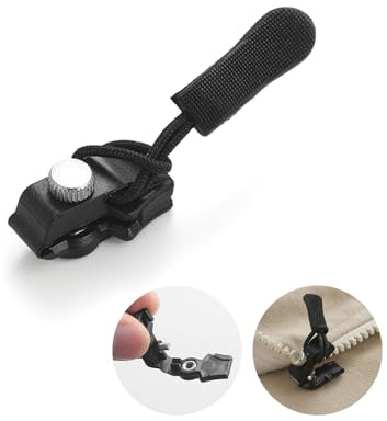 Aezzybe Universelle Reißverschluss Schieber 12PCS - unverzichtbares Reißverschluss Reparaturset für #3#5#8 Nylon Kunststoff Metall Reißverschlüsse, einfacher Reparatur für defekte Reißverschlüsse