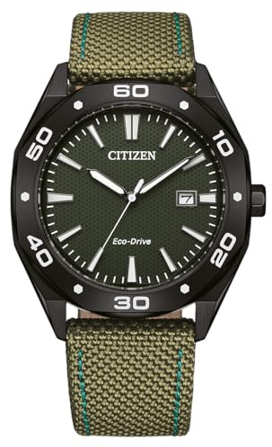 CITIZEN Eco-Drive Orologio solare da uomo con diametro di 41 mm e data, in diverse varianti