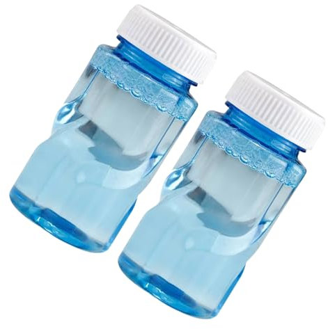 2 Stück Seifenblasen-Nachfüllpackung – Seifenblasenflüssigkeit, Blasflüssigkeit, Nachfüllpack | Konzentrierte Lösung für Maschinen, Kinderblasen-Spielzeuge, Outdoor-Spaß, ungiftige Formel, je 50 ml