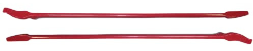 Tire Iron Tool Red QC-B41-R2 41in Car Truck Auto Lever Bar 2-Pieces