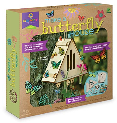 Craft-Tastic Make A Butterfly House Age 4+, White