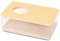 PLUSHCEWT Hamster Sandbad,Hamster Sandbad Container,Transparentes Hamster Sandbad mit Holzdeckel,Hamster-Badewanne Box,für Syrischen Hamster Meerschweinchen Ratte Mäuse (Rechteck)