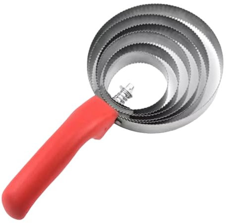 Naisfei Pferdebürste, 6 Ringe Striegel Pferdebürste, Metallstriegel für Reinigung grober Schmutz– Spiralstriegel ideal für Fellwechsel, Haarentfernung