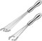 Werwing Paquete de 2 batidores de bola de acero inoxidable – Juego de batidores de huevos de doble tamaño de 10 y 12 pulgadas para salsas, crema, hornear y cocinar | Mezclador manual ergonómico con