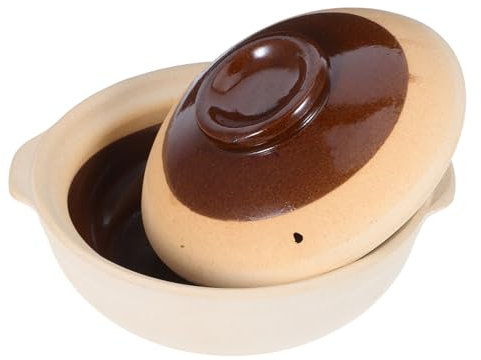 IMIKEYA Auflauf Zum Mitnehmen Haferbreittopf Traditioneller Kochtopfersatz Traditionelle Kochtopfzubehör Traditioneller Kochreis Topf Kochgeschirr Zubehör Reis Hot Pot - Ton