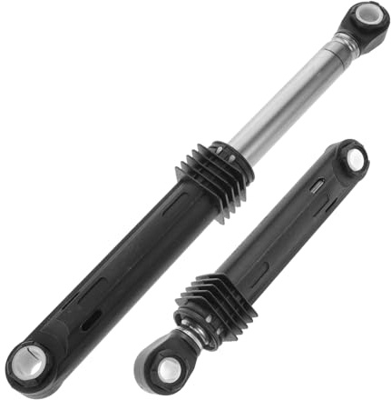 2pcs Washing Machine Shock Absorber Suspension Rods Black Iron | Double-end Width 2.2cm, Hole Inner Diameter 1.2cm, for Automatic Front Loading Washers
