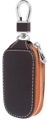 Porte-Clés de Voiture Étanche en Cuir pour Mercedes Benz X118 CLA 180 200 220 250 CLA35 CLA45 AMG Shooting Brake 2019 2020 2021+, Étui Clé Auto avec Anneau Métallique et Protection contre Les Rayures