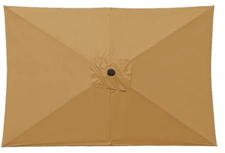 Sonnenschirm Ersatzbezug - Rechteckiger Sonnenschirm Ersatzbezug | Wasserdichte Sonnenschirmabdeckung | Ersatz-Sonnenschirmbezug | Gartenschirm Bespannung Für Rasen Gewächshäuser Pool Und küste