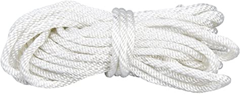 Agatige Cuerda de Arranque, 9 m 29.5 pies de Largo Cable Nylon Cuerda Gas Arranque Piezas reemplazo Alambre Cables para la Sierra Cadena Recortes Cortes (3.0 mm)