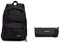 EASTPAK OUT OF OFFICE Rucksack, 44 cm, 27 L, Schwarz (Black) & BENCHMARK SINGLE Federmäppchen, 21 cm, Schwarz (Black)