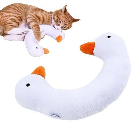 Juguetes para dentición de, Juguete para Masticar Gato - Animal Cat Pillow Ministro de Gatos en el Interior - Teaser, Juguete Interactivo para Masticar Mascotas, Sonido Arrugado, Barras para