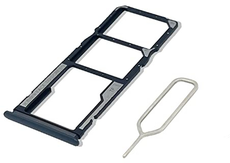 Eonpam Tiroir Carte SIM pour (Xiaomi Redmi Note 9) Support Qualité d'origine Remplacement Plateau Memory SD Slot Carte SIM avec Aiguille SIM(Gris)