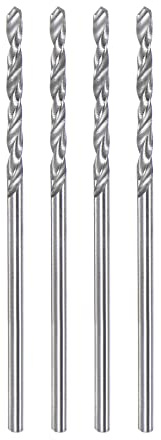 QUARKZMAN 4 Stück Holzspiralbohrer, Holzbohrer 1.4 mm, Professional Metallbohrer, Spiralbohrer C3/K10 Wolfram Karbid Präzision für Metall, Holz und Kunststoff