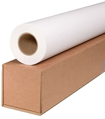 Schnittmusterpapier Rolle 91,4 cm x 70 m | 50 g/m² | Leicht transparent & stabil | Zum Abpausen, Konstruieren & Anpassen von Schnittmustern | Made in Germany