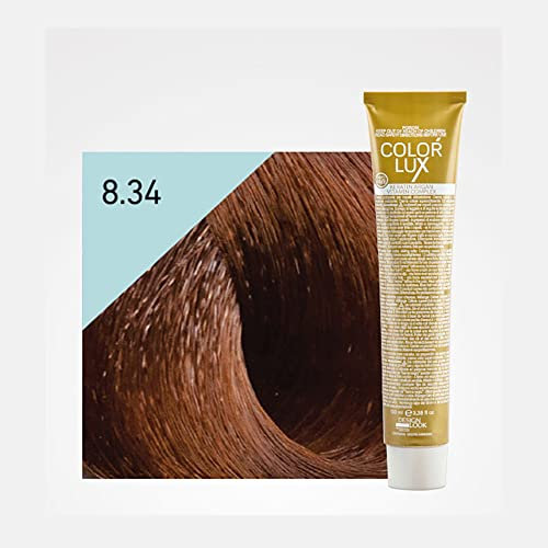 TINTE COLOR LUX 8.34 RUBIO CLARO DORADO COBRE 100ML