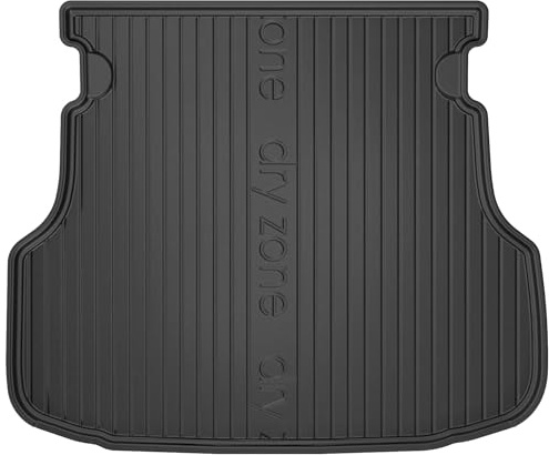 MOTOS Kofferraum schutzmatte passend für Toyota Avensis II 2003-2009 Kombi, ohne höhenverstellbaren Kofferraumboden, mit seitlichen Aussparungen Verbessern Sie Ihren Reisekomfort mit Antirutschmatte A