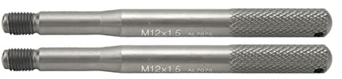 Radausrichtungsstift, 2 Stück M12 Radbolzen, Kfz-Mechaniker-Werkzeug, Metall-Radaufhänger-Ausrichtungsstift-Führungswerkzeug, Kompatibel mit, (M12*1.5)