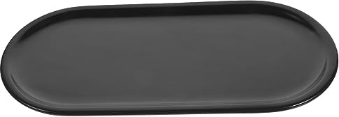 Ciieeo Bandeja De Almacenamiento De Cerámica para Baño Bandeja De Tocador Decorativa Contenedor De Cosméticos para Escritorio Soporte para Artículos